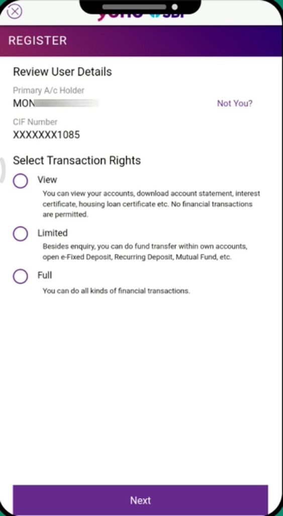 How to registered Yono SBI